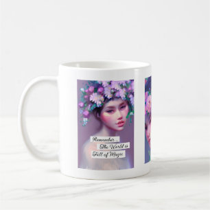 Ethereal Fantasy Fairytale Art   Pretty Women  Coffee Mug