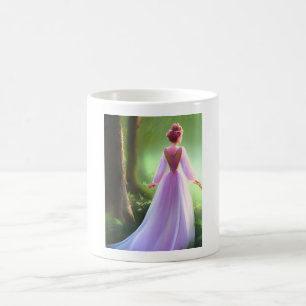 Ethereal Forest Princess Whimsical Aesthetic  Coffee Mug