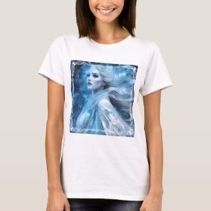 Ethereal Frozen Snow Queen Fantasy Art T-Shirt