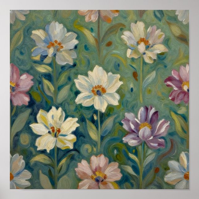 Ethereal Garden Harmony Poster (Front)
