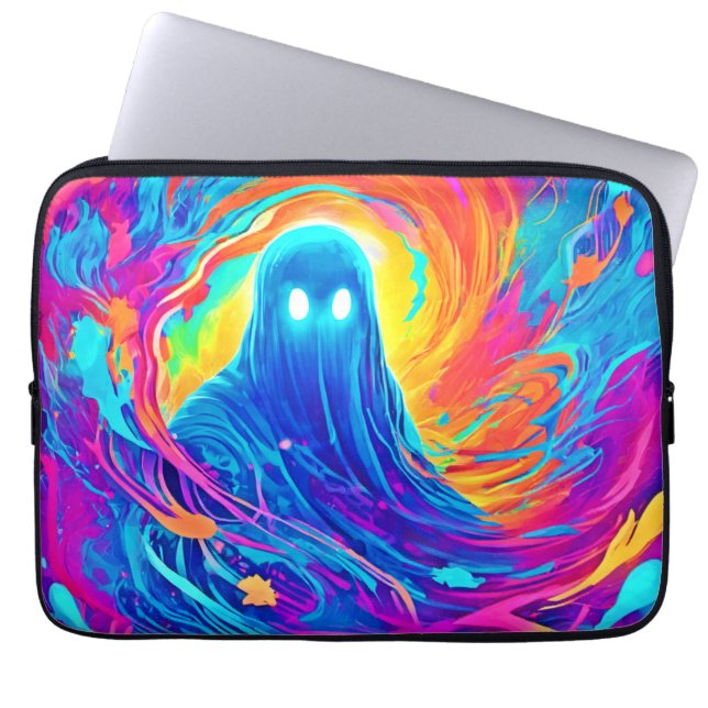 Ethereal Ghostly Creation Laptop Sleeve (Front)