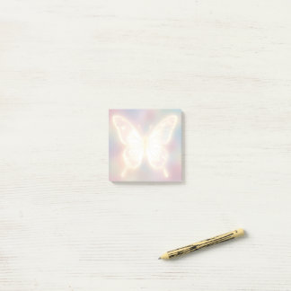 Ethereal Glowing Butterfly Post-it Notes