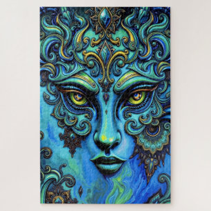 Ethereal Goddess: Fusion of Art and Fantasy  Jigsaw Puzzle