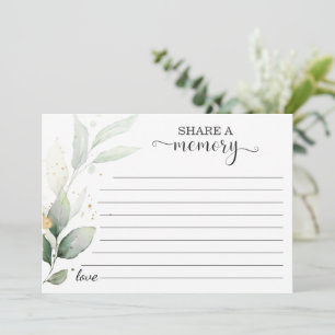 Ethereal Gold Leaves Share a Memory Attendace Announcement