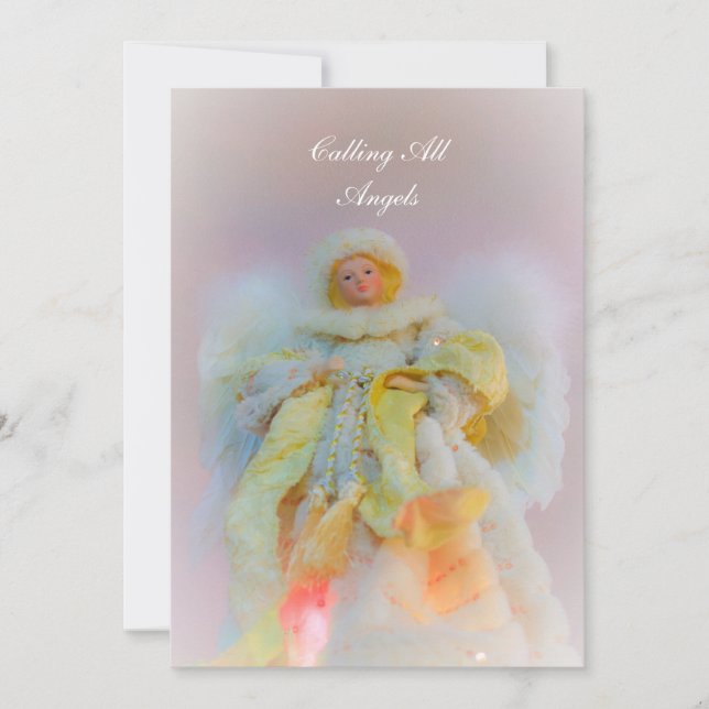 Ethereal Guardian Angel Invitation (Front)