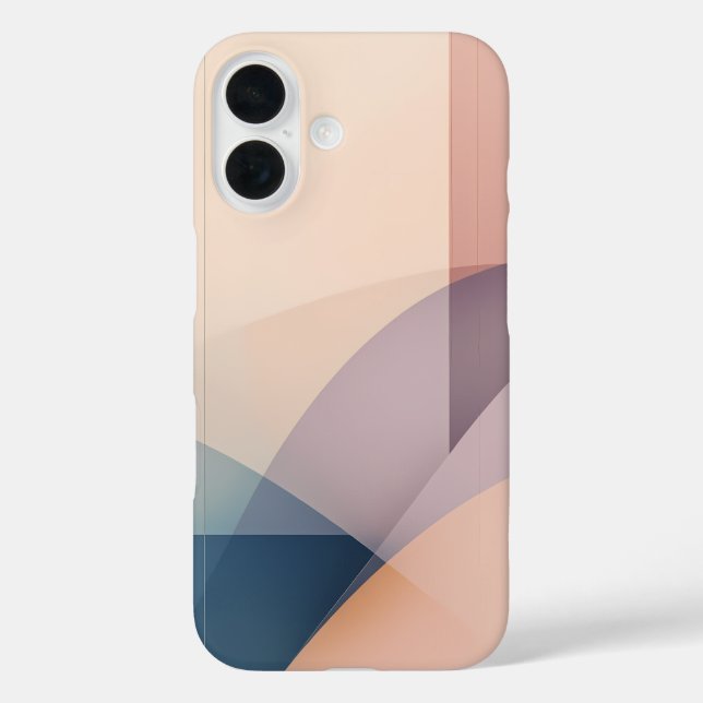Ethereal Harmony Abstract Art Modern Pastel Colour Case-Mate iPhone Case (Back)