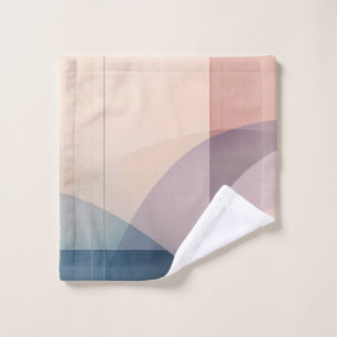 Ethereal Harmony Summary Art Modern Pastel Color Bath Towel Set