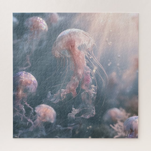 Ethereal Jellyfish Jigsaw Puzzle (Vertical)