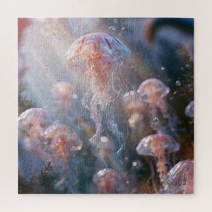 Ethereal Jellyfish Jigsaw Puzzle