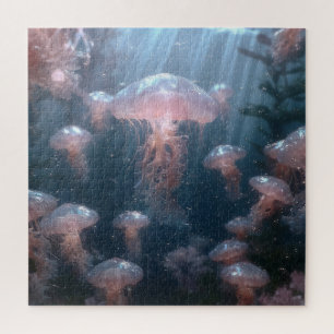 Ethereal Jellyfish Jigsaw Puzzle