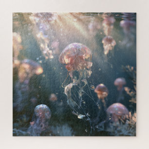 Ethereal Jellyfish Jigsaw Puzzle