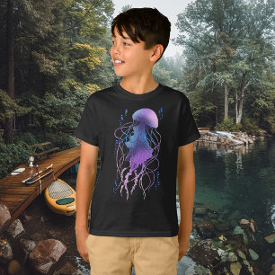 Ethereal Jellyfish Violet Blue T-Shirt