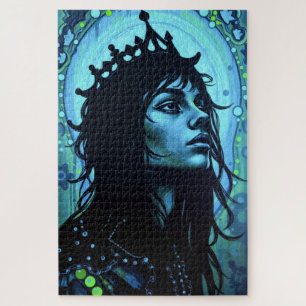 Ethereal King: Fusion of Art and Fantasy Jigsaw Puzzle