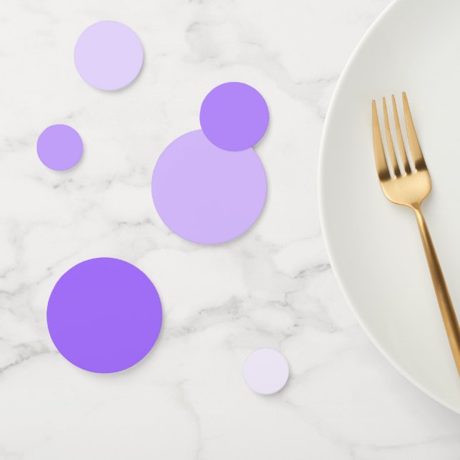 Ethereal Lavender Table Confetti - Soft Gradient  (Group)