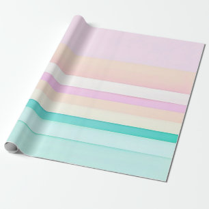 Ethereal Lines: Pastel Perfection Wrapping Paper