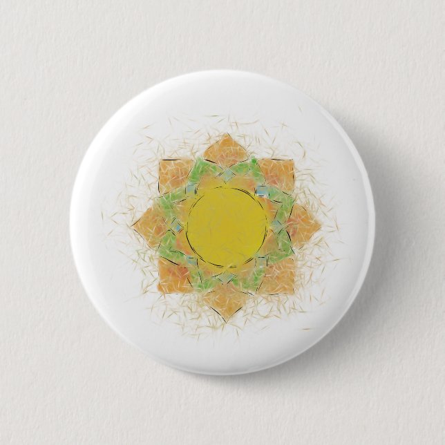 Ethereal Lotus Flower 6 Cm Round Badge (Front)