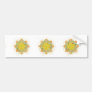Ethereal Lotus Flower Bumper Sticker