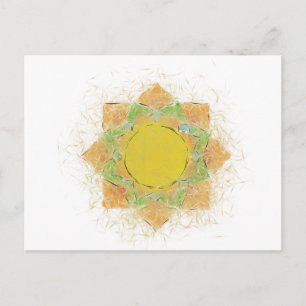 Ethereal Lotus Flower Postcard