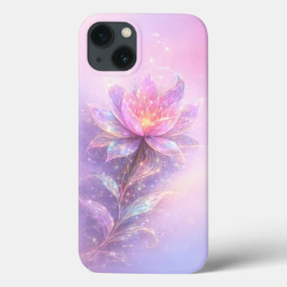 Ethereal Lotus Light iPhone 13 Case