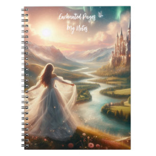 Ethereal Love Enchanted Pages  Notebook