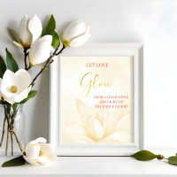 Ethereal Magnolia Flower, Wedding Glow