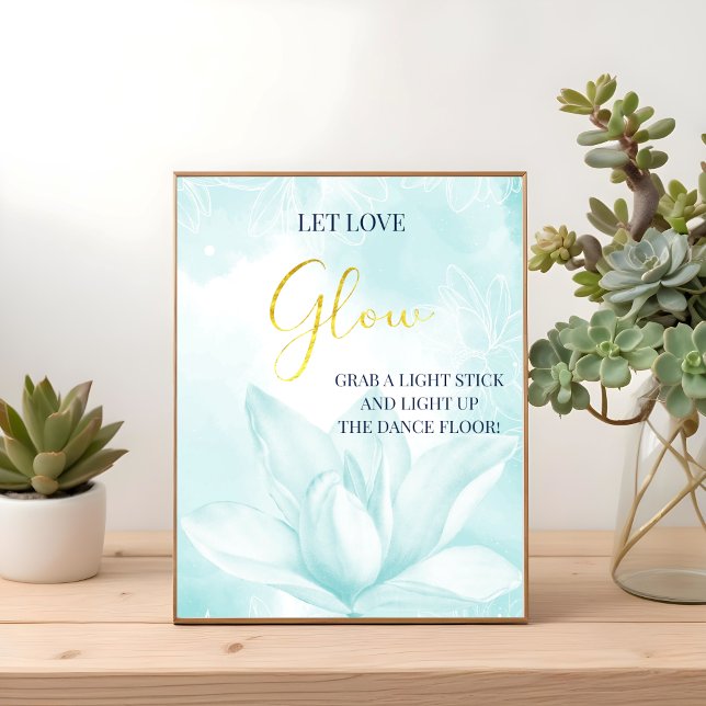 Ethereal Magnolia Flower, Wedding Glow Poster (Creator Uploaded)