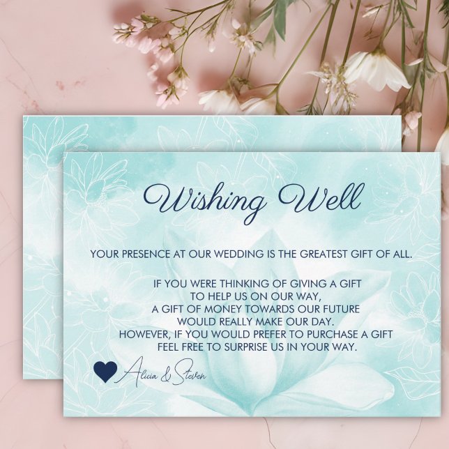 Ethereal Magnolia Flower, Wishing Well Enclosure Card (Creator Uploaded)