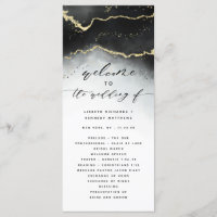 Ethereal Mist Ombre Black Moody Wedding Ceremony