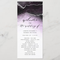 Ethereal Mist Ombre Ultra Violet Wedding Ceremony