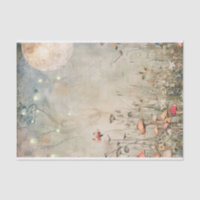 Ethereal Moonlight in the Fairy Garden Decoupage