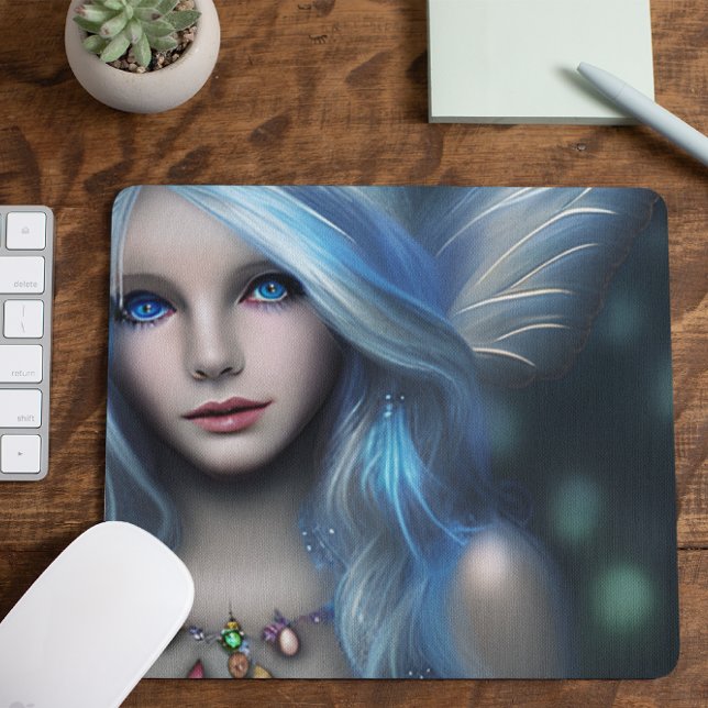 Ethereal Mystical Fairy Girl Mouse Mat (Creator Uploaded)
