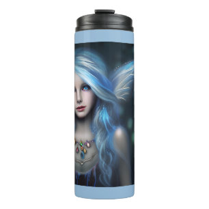 Ethereal Mystical Fairy Girl Thermal Tumbler