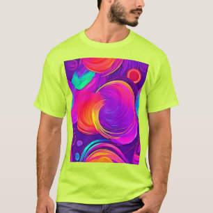 Ethereal Neon: Abstract Dreams T-Shirt
