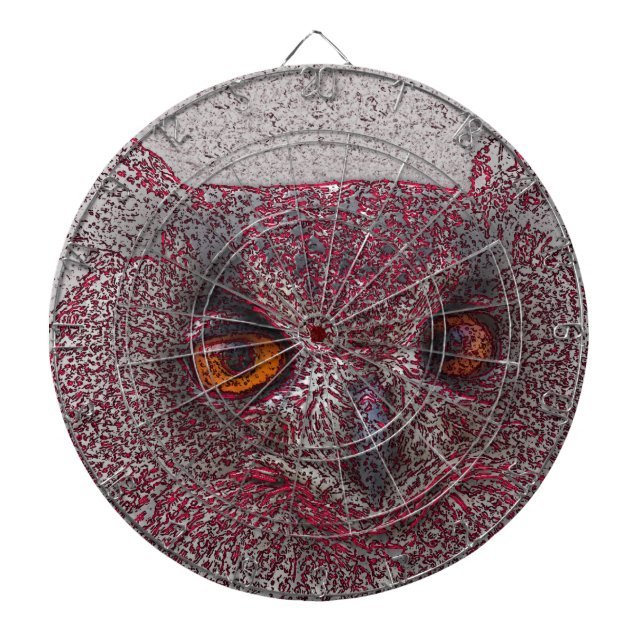Ethereal Owl Dartboard (Front)