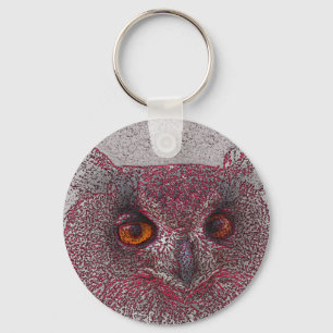 Ethereal Owl Key Ring