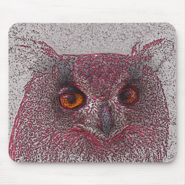 Ethereal Owl Mouse Mat (Front)