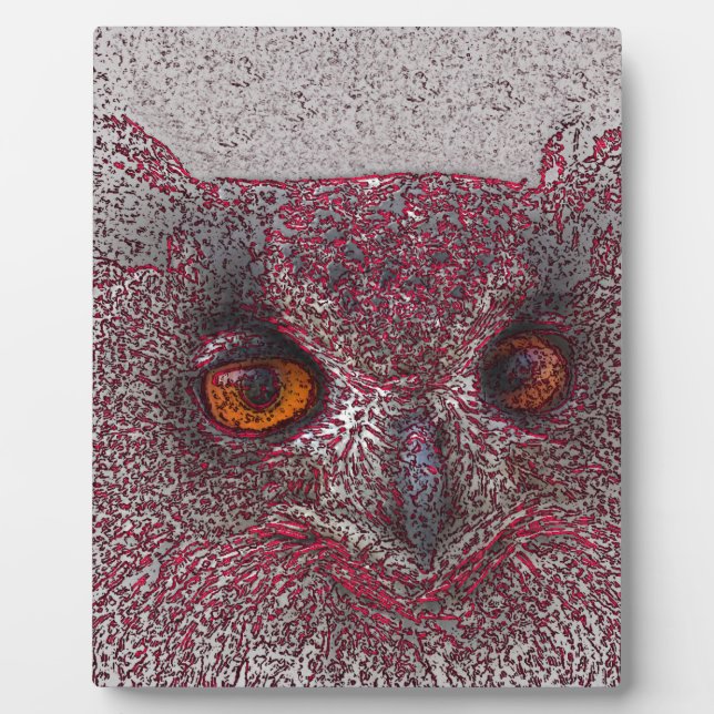 Ethereal Owl Plaque (Front)