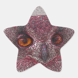 Ethereal Owl Star Sticker