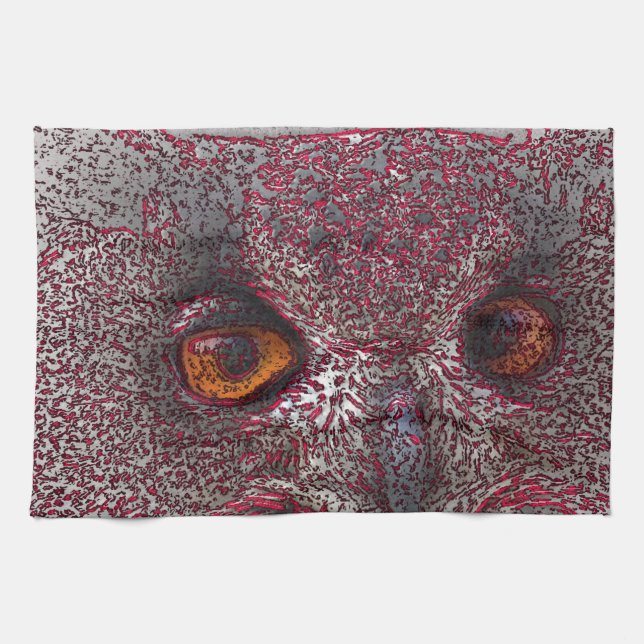 Ethereal Owl Tea Towel (Horizontal)