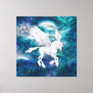 Ethereal Pegasus Unicorn Wrapped Canvas