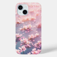 Ethereal Pink Blossoms Floating on Water