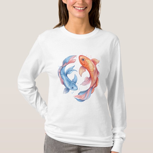 Ethereal Pisces Emblem T-Shirt (Front)