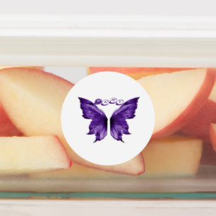Ethereal Purple Butterfly Aesthetic Die-Cut 