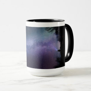 Ethereal Purple Smoke Art Mug