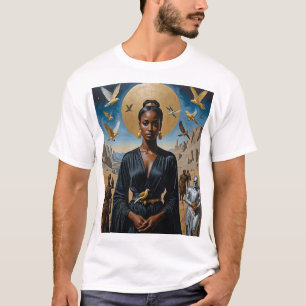 Ethereal Queen Divine Fantasy Art Tee