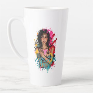 Ethereal Rebel Woman Latte Mug