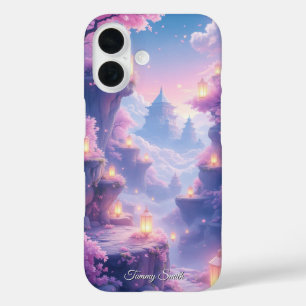 Ethereal Sakura Fantasy Dreamy Anime iPhone 16 Case