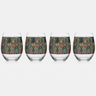 Ethereal Sapphire "Ancestral Paradigm" 16oz Stemle Stemless Wine Glass