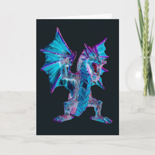 Ethereal Sapphire Blaze Dragon Celestial Energy Card