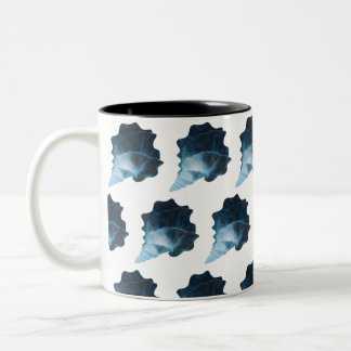 Ethereal Seashell Vector Design Two-Tone Coffee Mug